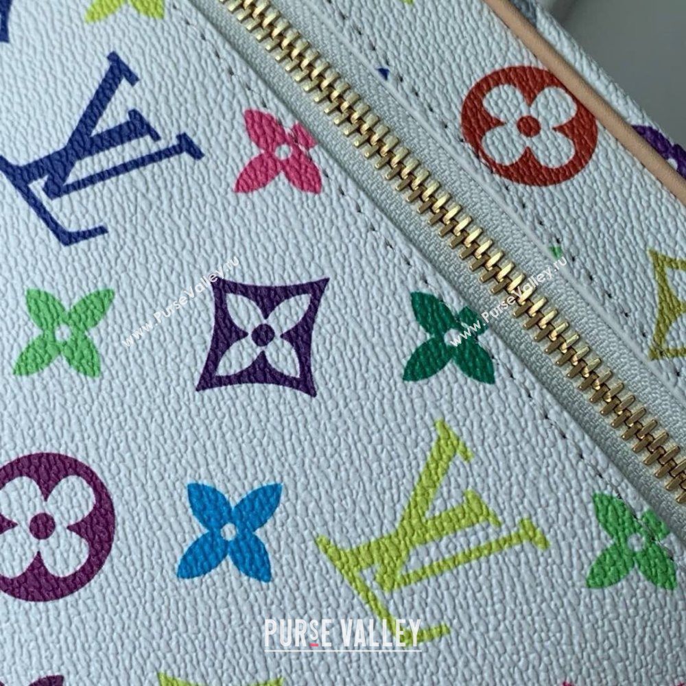 Louis Vuitton LV x TM Nice Mini Vanity Case in Multicolored Monogram Canvas M13747 White 2025 (K-25010204)