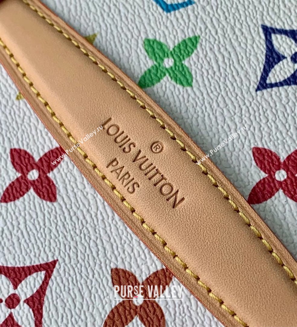 Louis Vuitton LV x TM Nice Mini Vanity Case in Multicolored Monogram Canvas M13747 White 2025 (K-25010204)