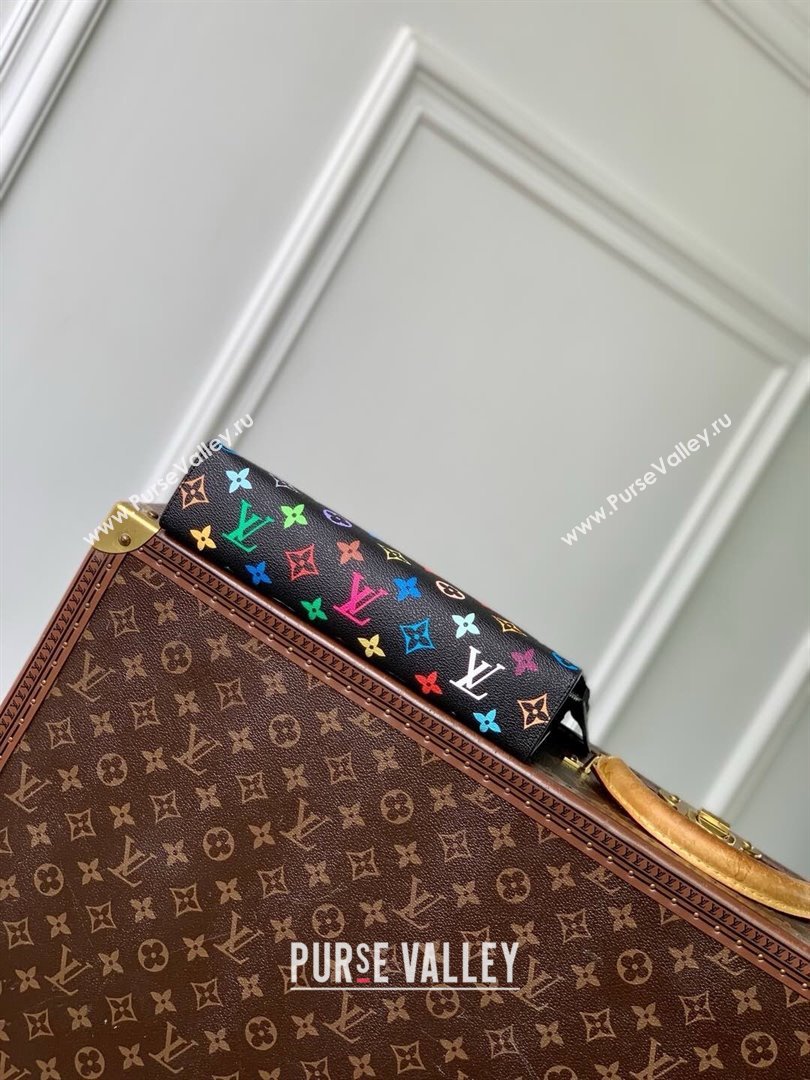 Louis Vuitton LV x TM Toiletry Pouch in Multicolored Monogram Canvas M13746 Black 2025 (K-25010206)