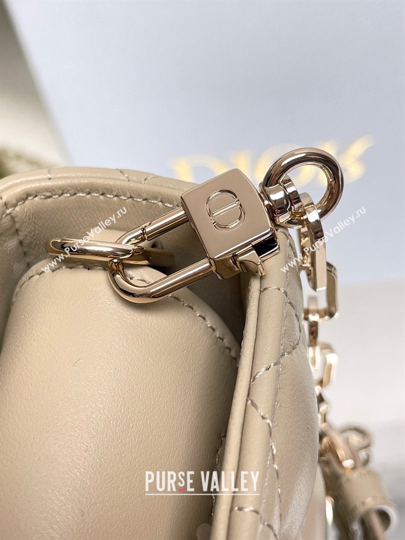 Dior Lady D-Joy Small Bag in Cannage Lambskin Beige 2025 M9250 (XXG-250806066)