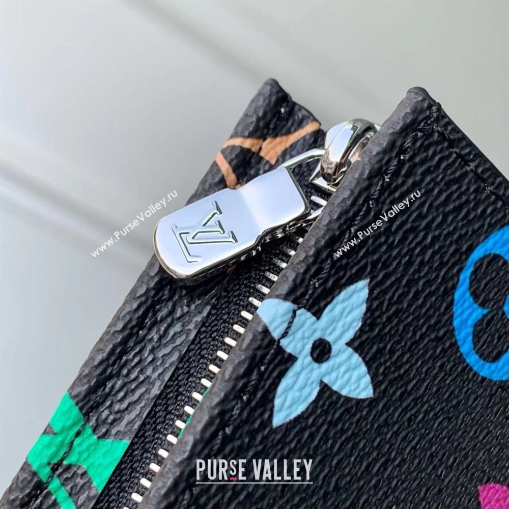 Louis Vuitton LV x TM Toiletry Pouch in Multicolored Monogram Canvas M13746 Black 2025 (KI-250120005)