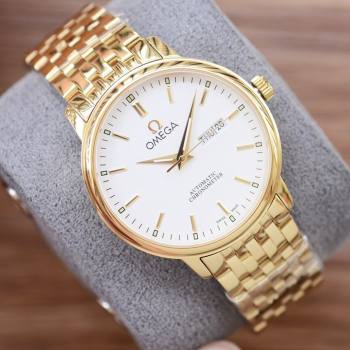 Omega Watch 41mm O72515 Gold/White 2024 (XZ-24072515)