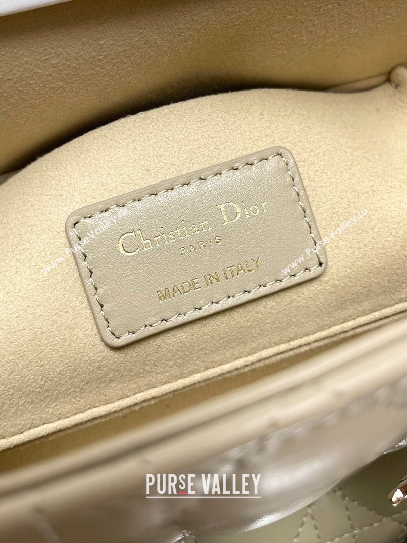 Dior Lady D-Joy Small Bag in Cannage Lambskin Beige 2025 M9250 (XXG-250806066)