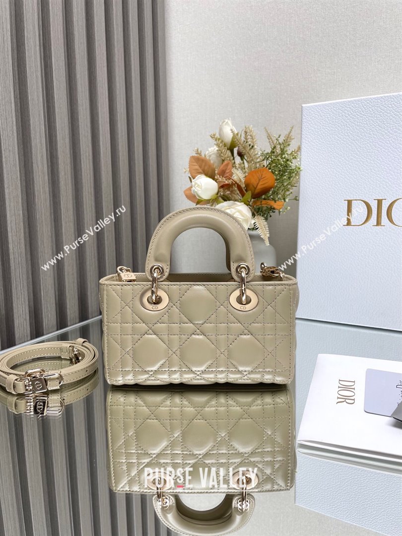 Dior Lady D-Joy Micro Bag in Cannage Lambskin Beige2 2025 M9250 (XXG-250806079)