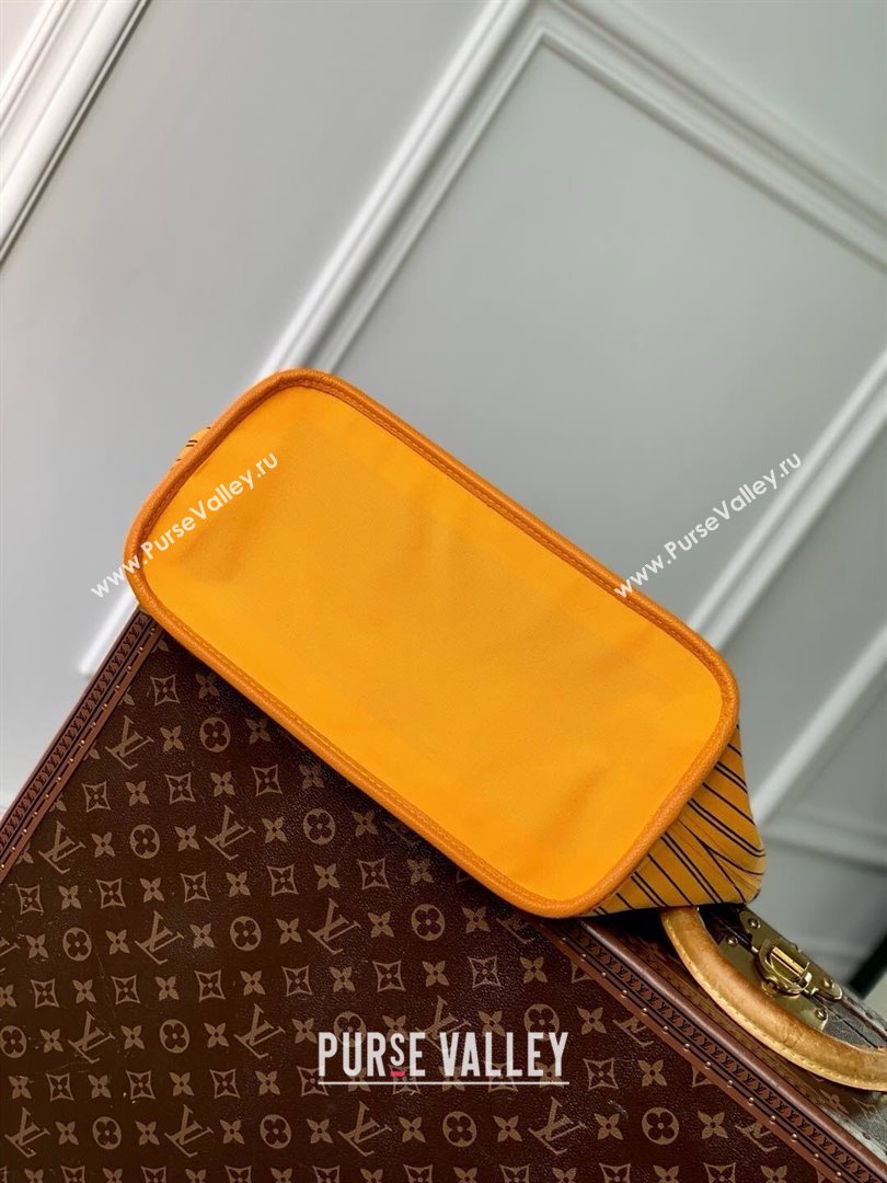 Louis Vuitton Neverfull Inside Out MM Tote Bag M11947 Monogram Canvas/Yellow 2024 (K-25010207)