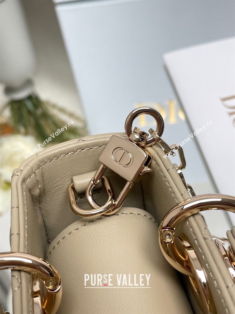 Dior Lady D-Joy Micro Bag in Cannage Lambskin Beige2 2025 M9250 (XXG-250806079)