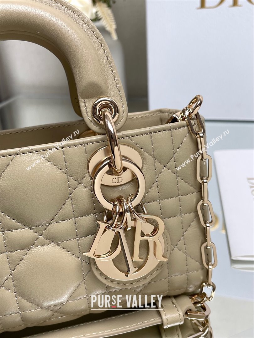 Dior Lady D-Joy Micro Bag in Cannage Lambskin Beige2 2025 M9250 (XXG-250806079)