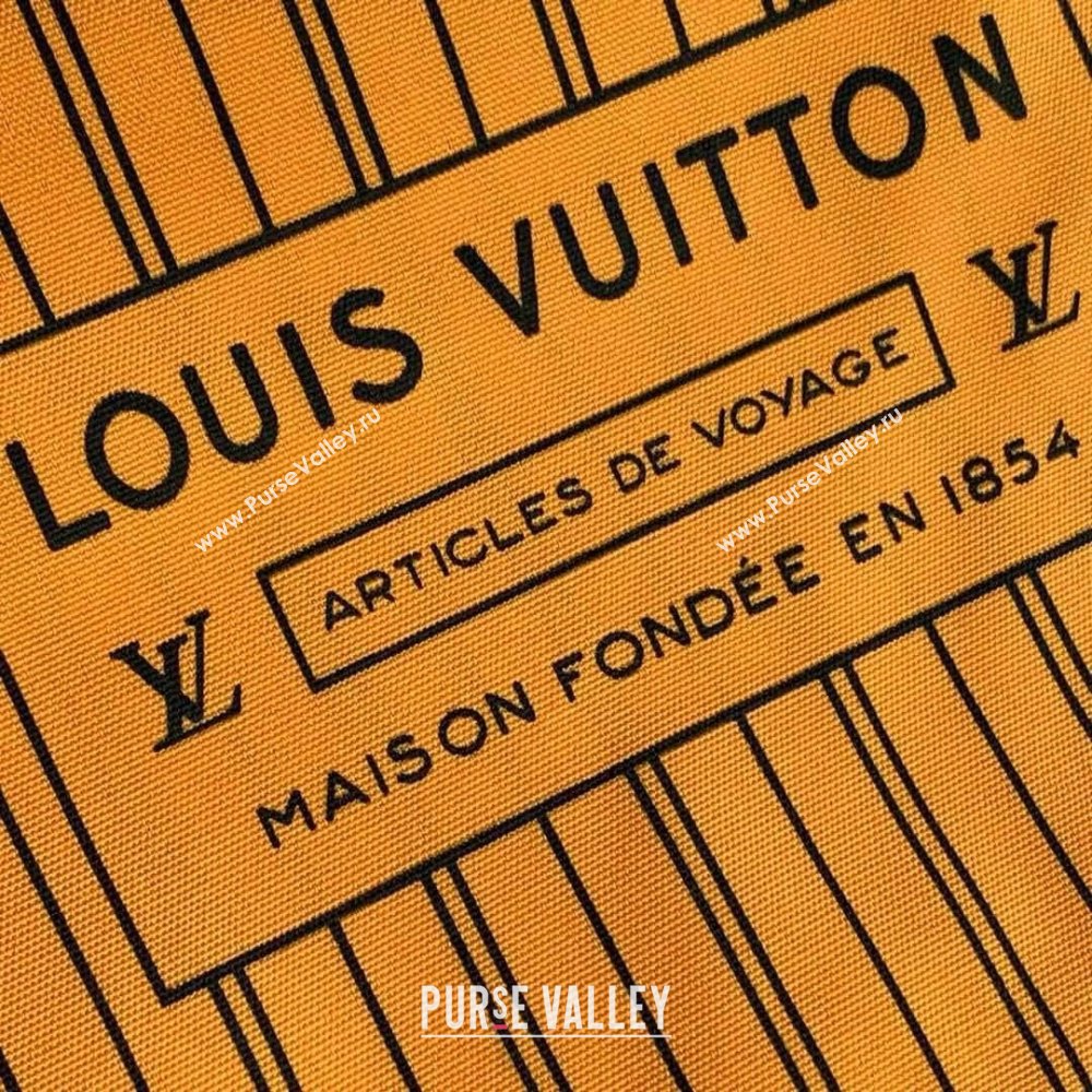 Louis Vuitton Neverfull Inside Out MM Tote Bag M11947 Monogram Canvas/Yellow 2024 (K-25010207)