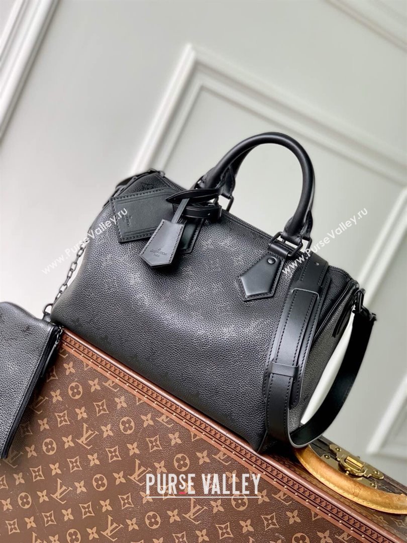 Louis Vuitton Speedy P9 Bandouliere 40 Bag in Black Calf leather 2024 M21108 (K-25010208)