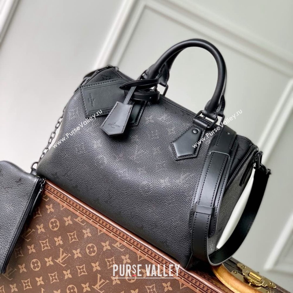 Louis Vuitton Speedy P9 Bandouliere 40 Bag in Black Calf leather 2024 M21108 (K-25010208)