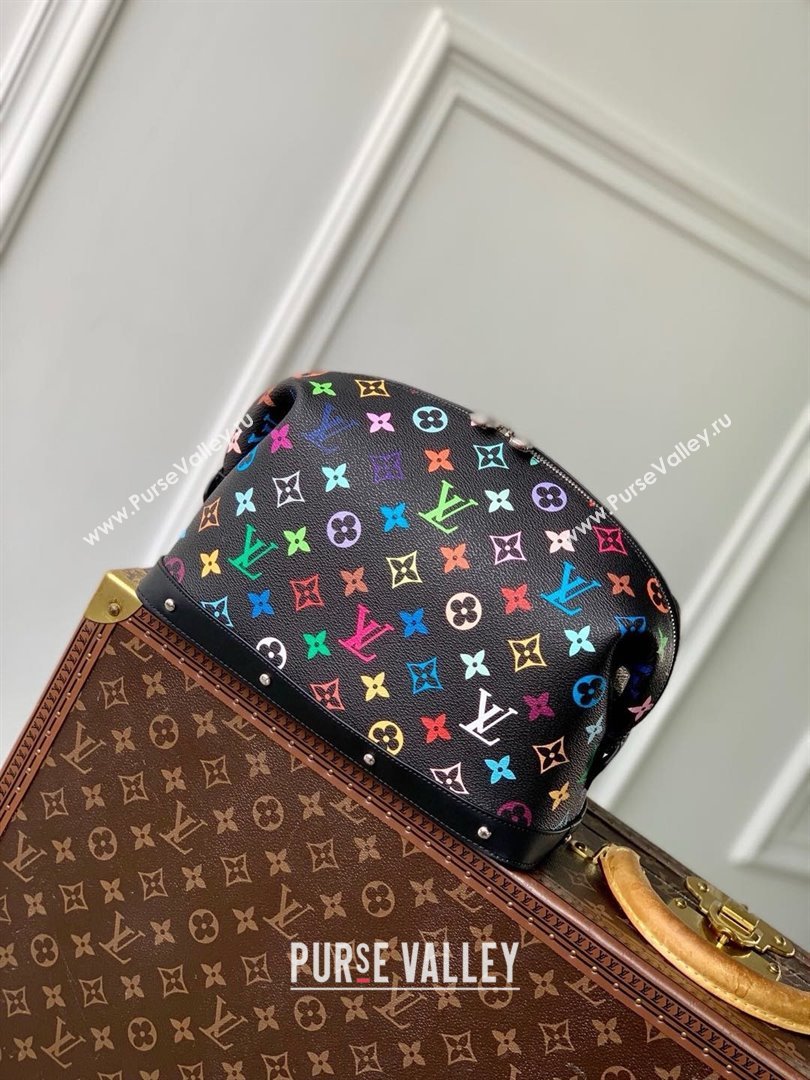 Louis Vuitton LV x TM Cosmetic Pouch GM in Multicolored Canvas M3743 Black 2025 (K-25010210)