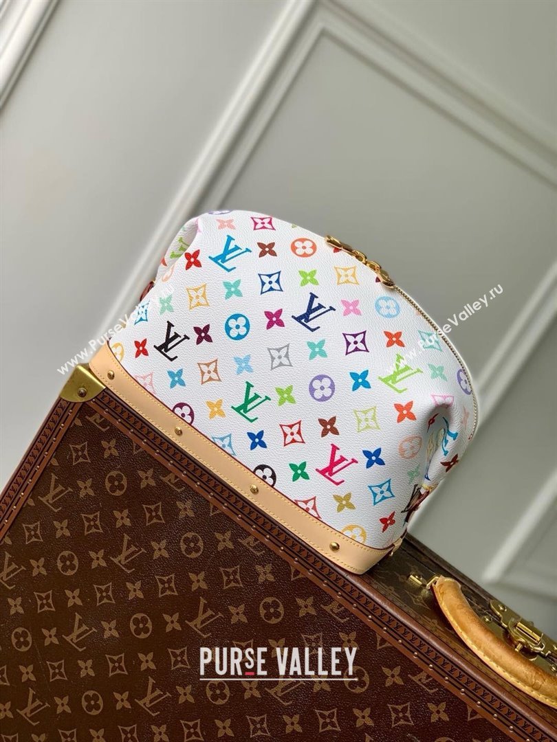 Louis Vuitton LV x TM Cosmetic Pouch GM in Multicolored Canvas M3743 White 2025 (K-25010209)