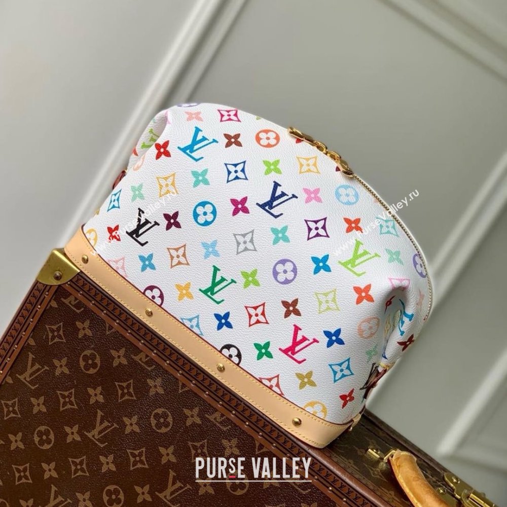 Louis Vuitton LV x TM Cosmetic Pouch GM in Multicolored Canvas M3743 White 2025 (K-25010209)