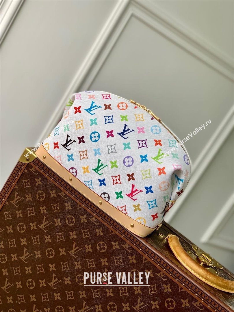 Louis Vuitton LV x TM Cosmetic Pouch GM in Multicolored Canvas M3743 White 2025 (K-25010209)