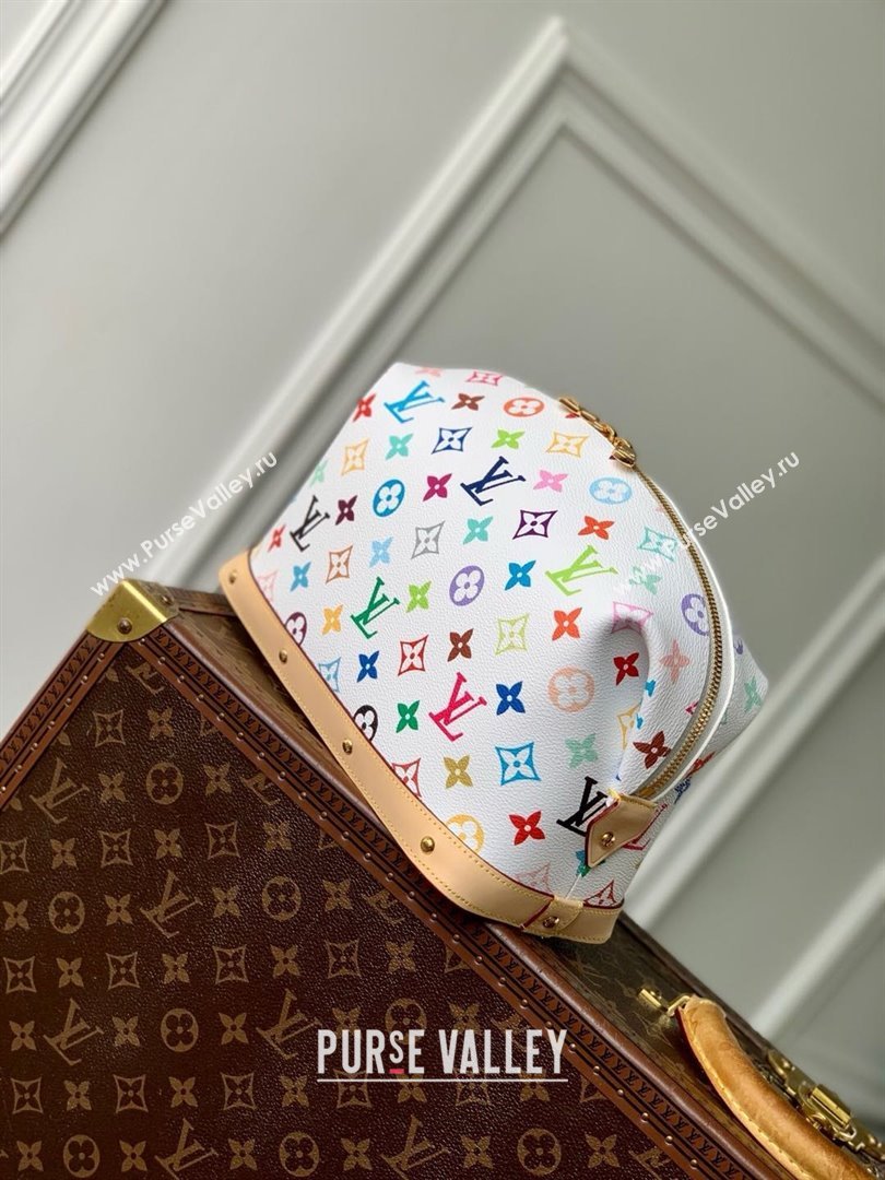 Louis Vuitton LV x TM Cosmetic Pouch GM in Multicolored Canvas M3743 White 2025 (K-25010209)