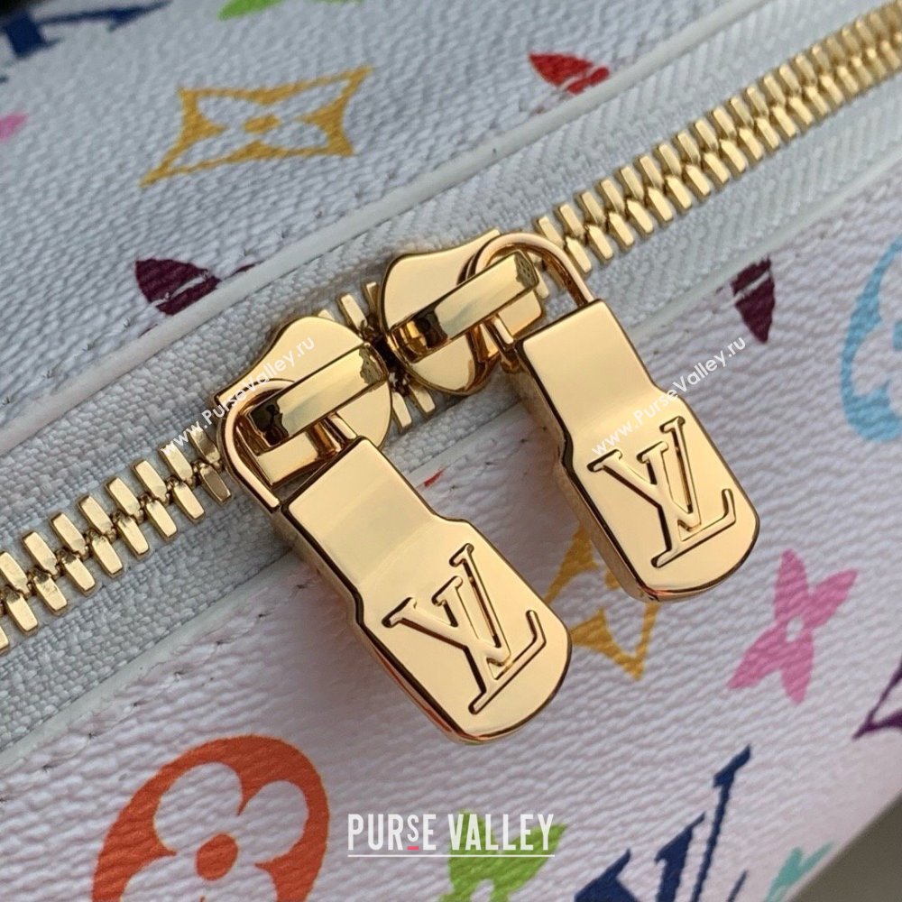 Louis Vuitton LV x TM Cosmetic Pouch GM in Multicolored Canvas M3743 White 2025 (K-25010209)