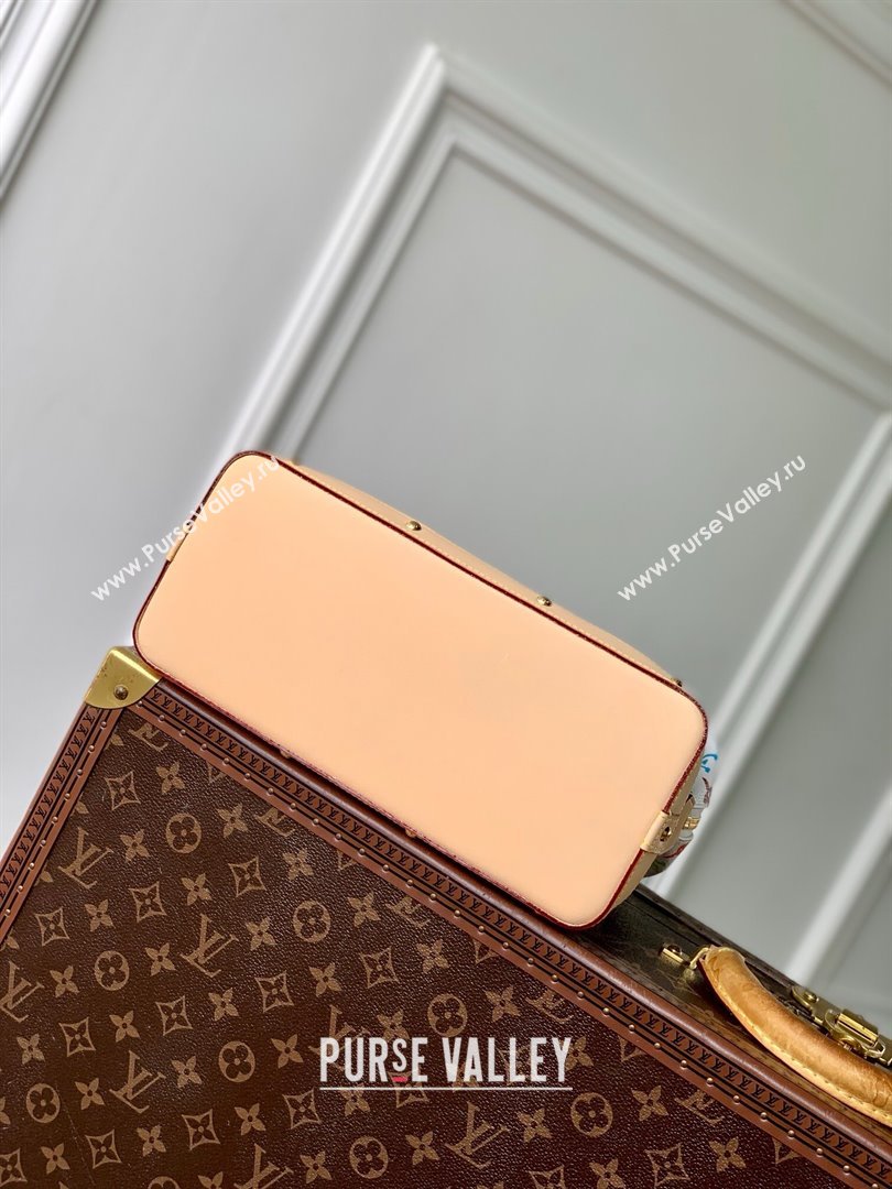 Louis Vuitton LV x TM Cosmetic Pouch GM in Multicolored Canvas M3743 White 2025 (K-25010209)