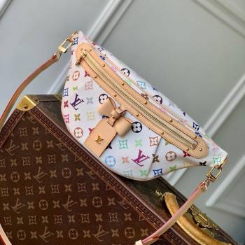 Louis Vuitton LV x TM High Rise Bumbag in Multicolored Monogram Canvas M13660 White 2025 (K-25010211)