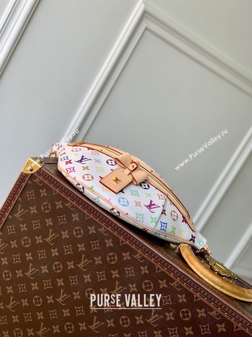 Louis Vuitton LV x TM High Rise Bumbag in Multicolored Monogram Canvas M13660 White 2025 (K-25010211)