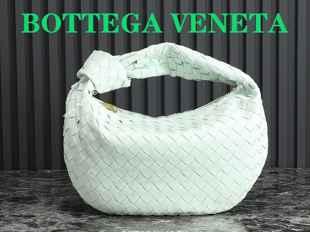 Bottega Veneta Teen Jodie Hobo Bag 690225 Mint Green 2024 (MS-240712041)