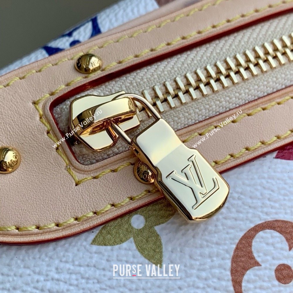 Louis Vuitton LV x TM High Rise Bumbag in Multicolored Monogram Canvas M13660 White 2025 (K-25010211)