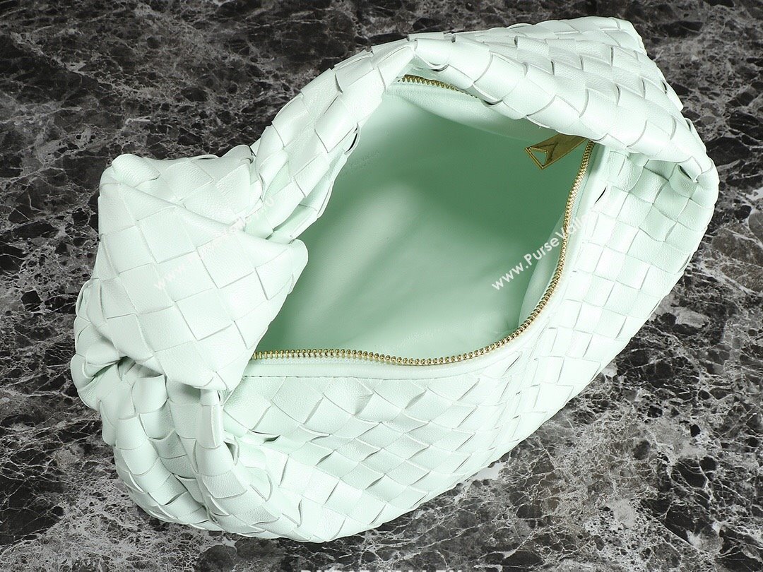 Bottega Veneta Teen Jodie Hobo Bag 690225 Mint Green 2024 (MS-24052301)