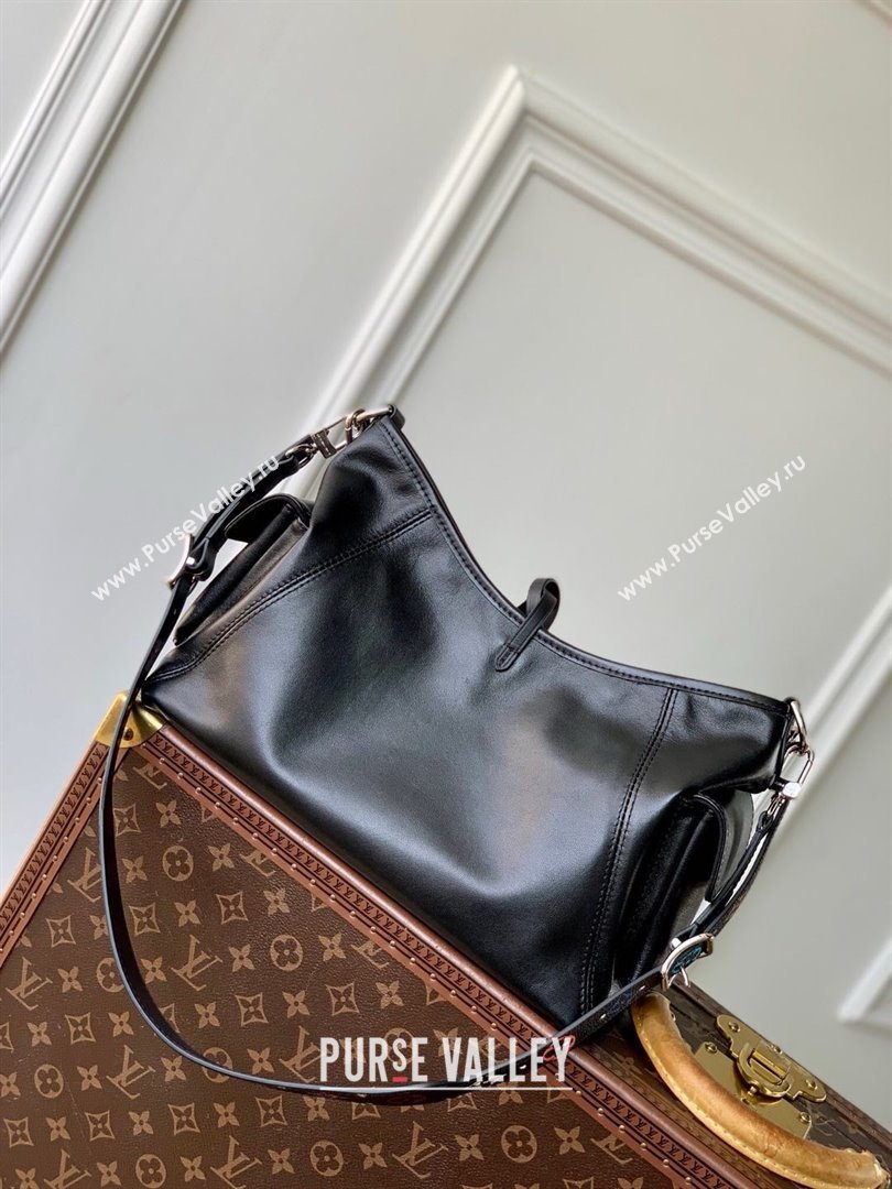 Louis Vuitton CarryAll Cargo Vibe PM Bag in Black Lambskin M24861 2025 (K-25010213)