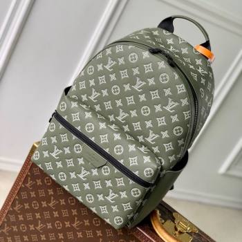 Louis Vuitton Discovery Backpack PM in Olive Green Monogram Shadow Embossed Calf Leather M12463 2025 (K-25010301)