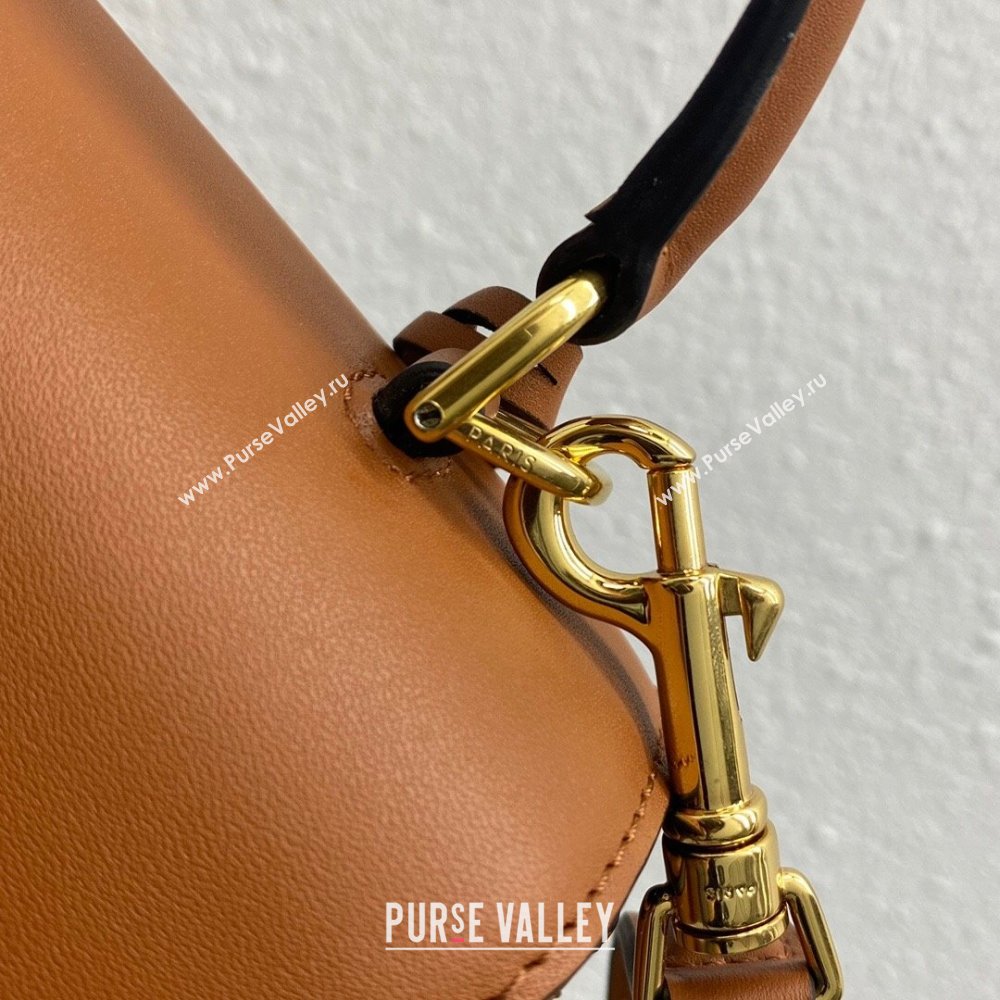 Celine Small 16 Bag in Calfskin with Two Strap 188003 Tan 2024(Top) (SWW-24060601)