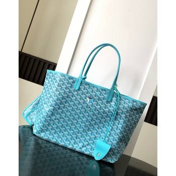 Goyard Saint Louis PM Tote Bag Turquoise Blue 2024 020146M (ZHANG-240920104)