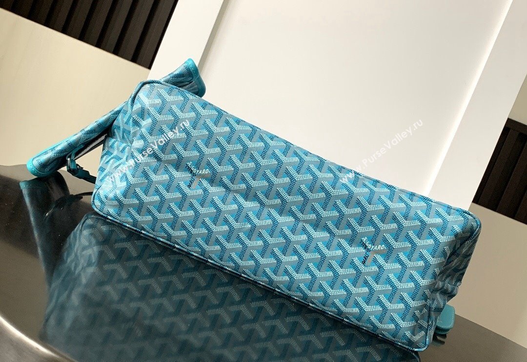 Goyard Saint Louis PM Tote Bag Turquoise Blue 2024 020146M (ZHANG-240920104)