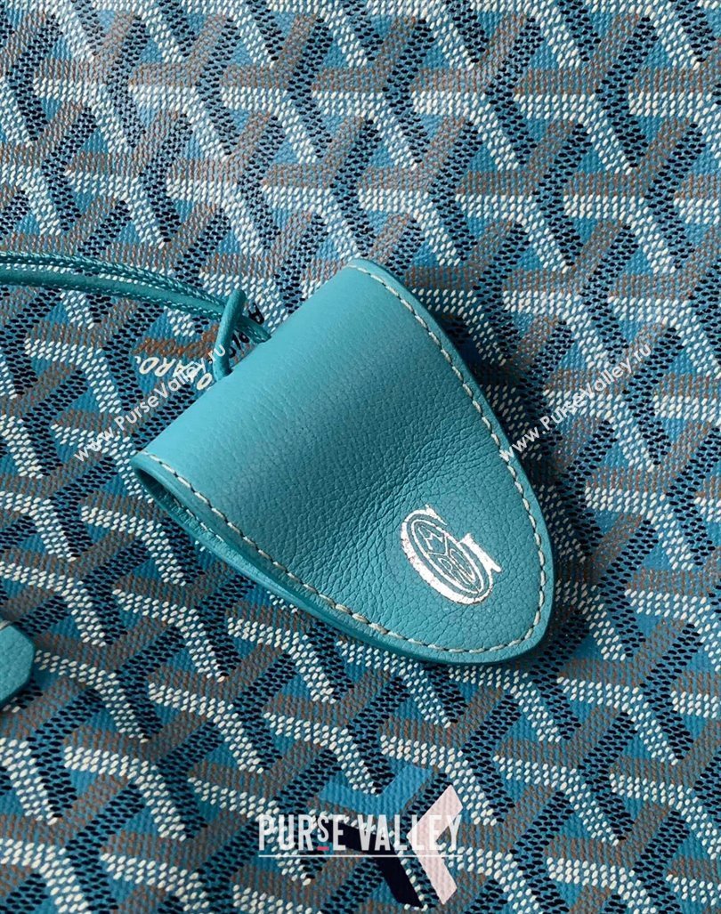 Goyard Saint Louis PM Tote Bag Turquoise Blue 2024 020146M (ZHANG-240920104)