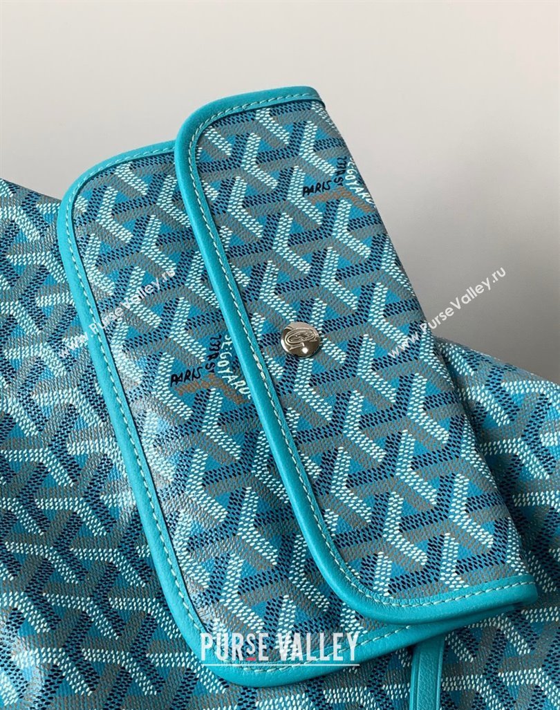 Goyard Saint Louis PM Tote Bag Turquoise Blue 2024 020146M (ZHANG-240920104)