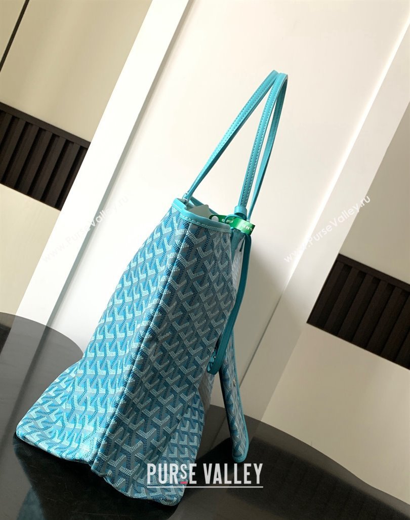 Goyard Saint Louis GM Tote Bag Turquoise Blue 2024 020146L (ZHANG-240920105)