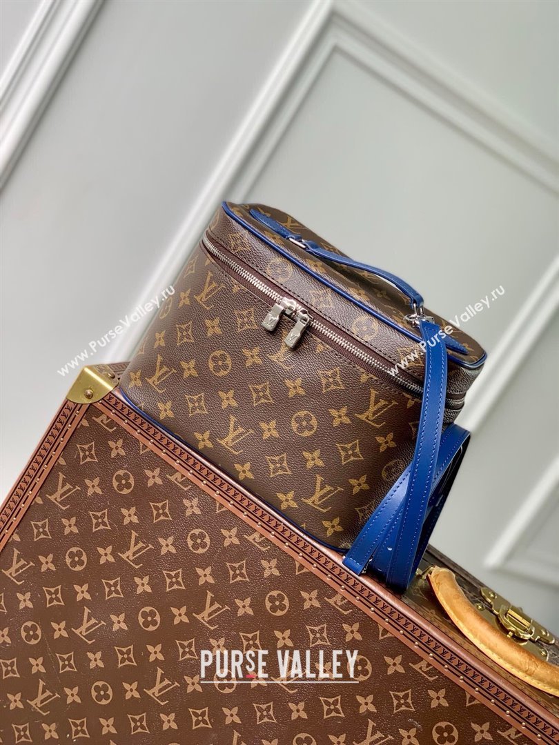 Louis Vuitton Nice BB Vanity Case Bag in Monogram Canvas M12668 Blue 2025 (K-25010303)