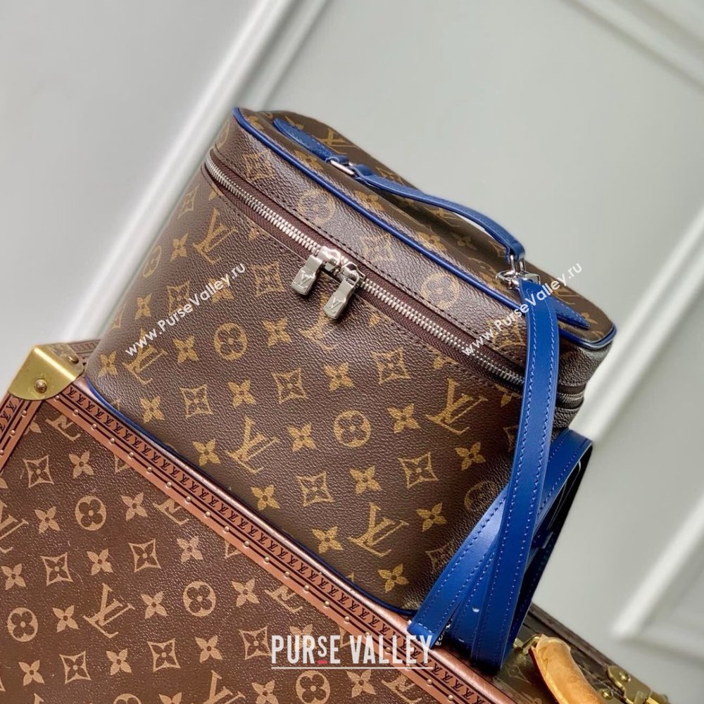 Louis Vuitton Nice BB Vanity Case Bag in Monogram Canvas M12668 Blue 2025 (K-25010303)