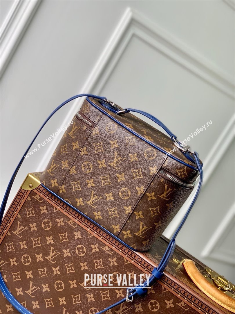 Louis Vuitton Nice BB Vanity Case Bag in Monogram Canvas M12668 Blue 2025 (K-25010303)