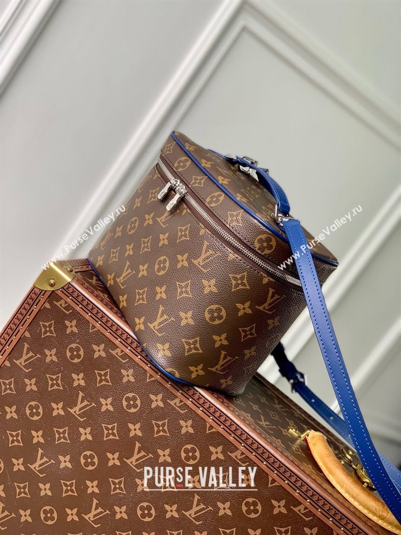 Louis Vuitton Nice BB Vanity Case Bag in Monogram Canvas M12668 Blue 2025 (K-25010303)