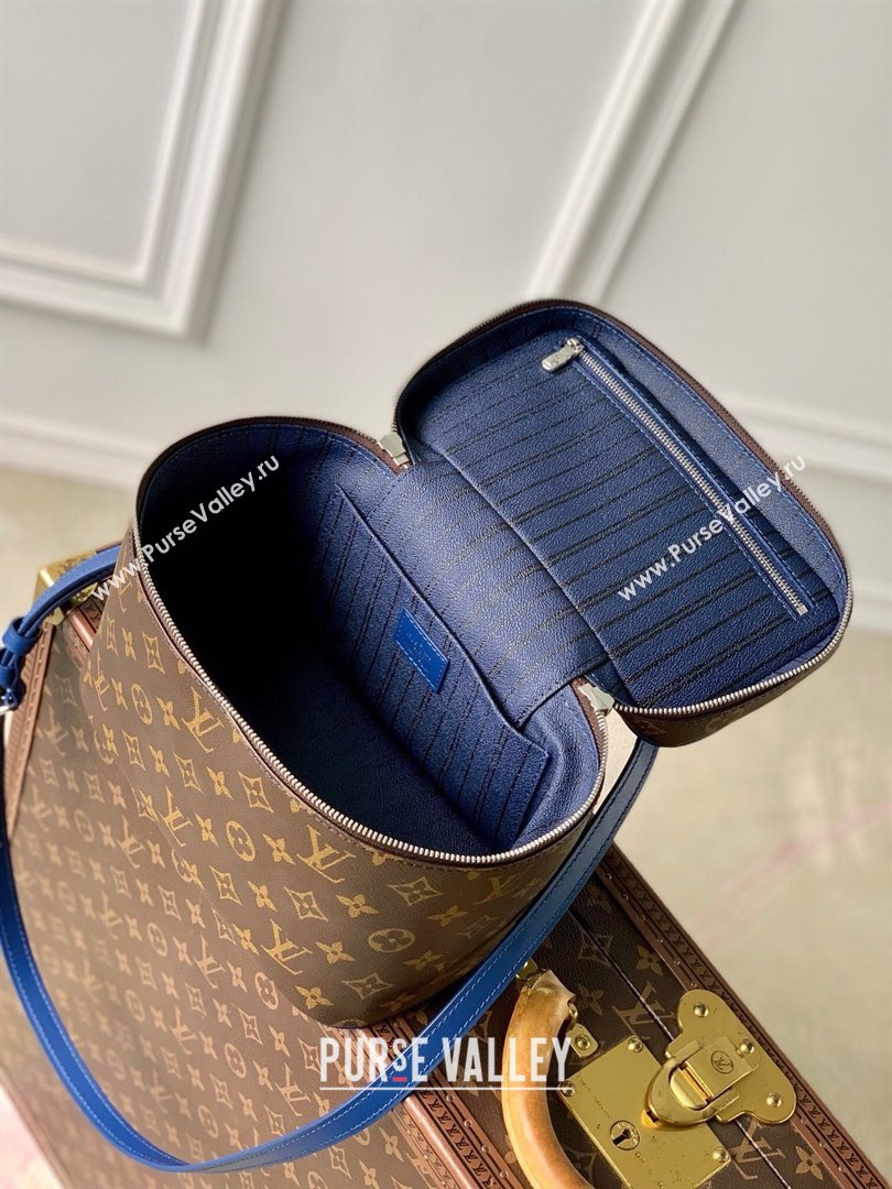 Louis Vuitton Nice BB Vanity Case Bag in Monogram Canvas M12668 Blue 2025 (K-25010303)