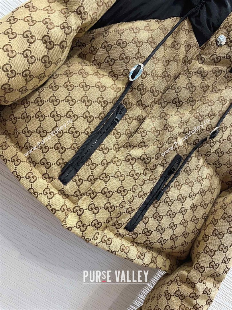 Gucci GG Down Jacket G122031 Beige/Black 2023 (Q-23122031)