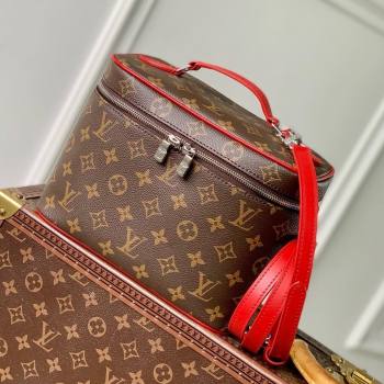 Louis Vuitton Nice BB Vanity Case Bag in Monogram Canvas M12671 Red 2025 (K-25010305)