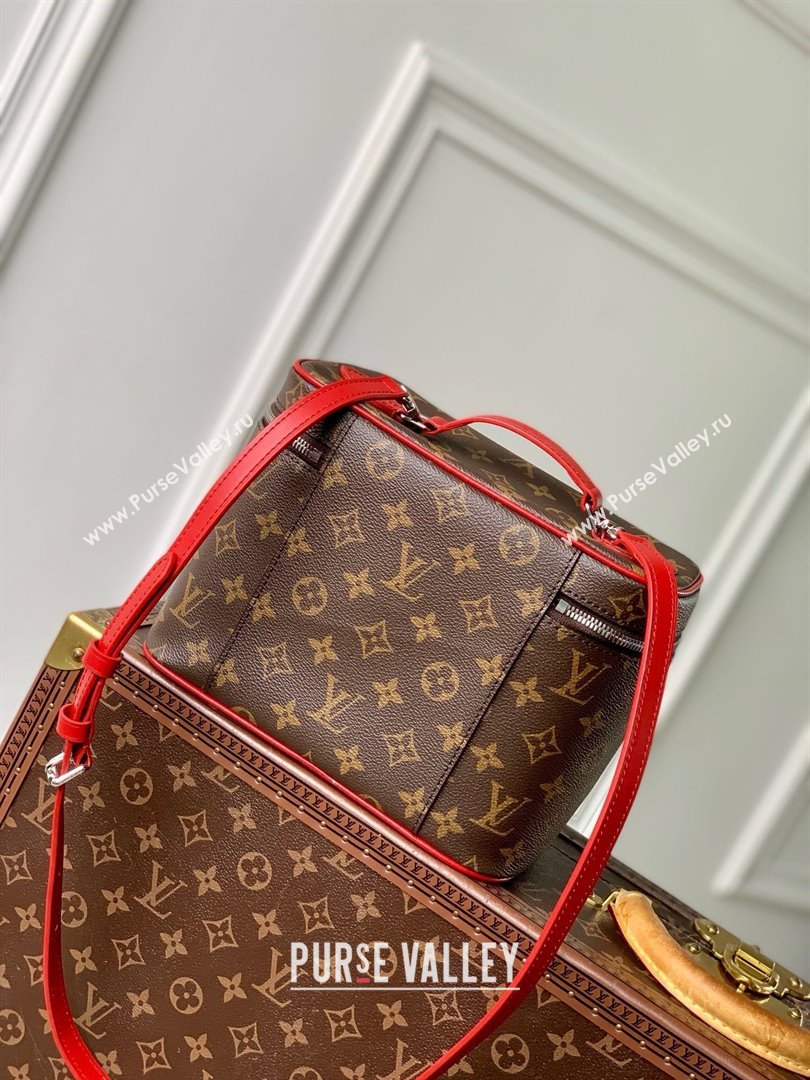 Louis Vuitton Nice BB Vanity Case Bag in Monogram Canvas M12671 Red 2025 (K-25010305)