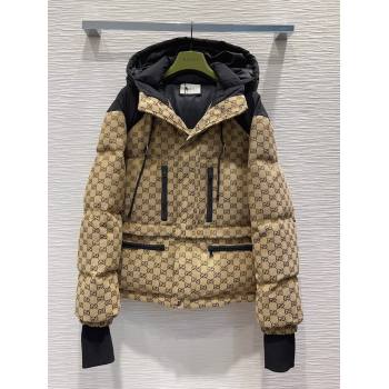 Gucci GG Down Jacket G122031 Beige/Black 2023 (Q-23122031)