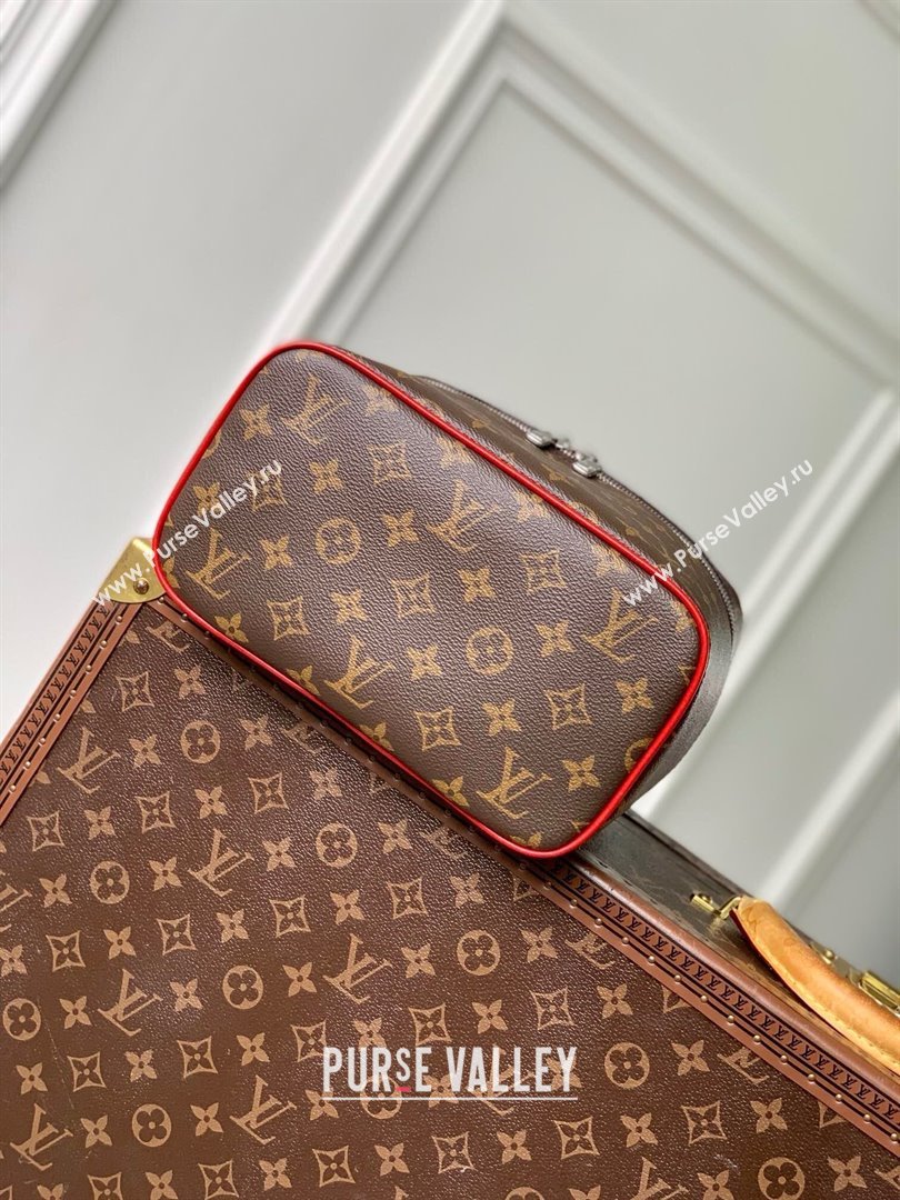 Louis Vuitton Nice BB Vanity Case Bag in Monogram Canvas M12671 Red 2025 (K-25010305)