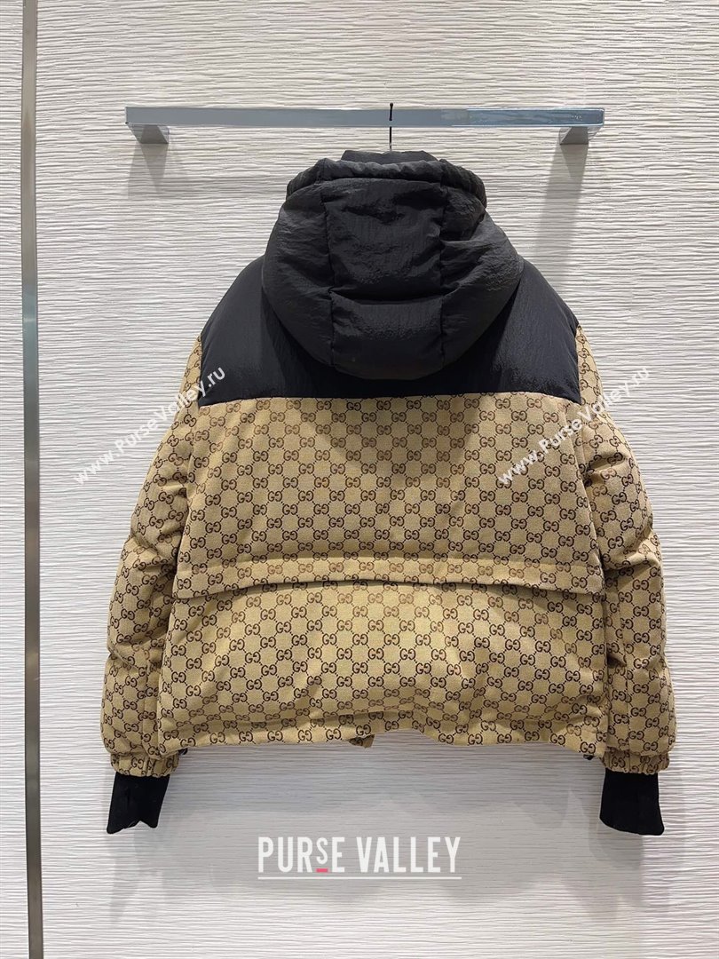 Gucci GG Down Jacket G122031 Beige/Black 2023 (Q-23122031)