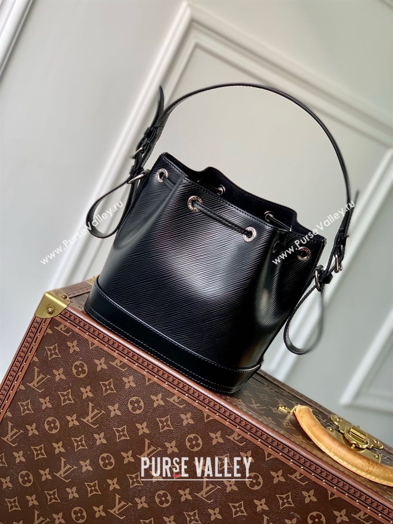 Louis Vuitton Noe BB Bucket Bag in Black Epi Grained Leather M12847 2025 (K-25010307)