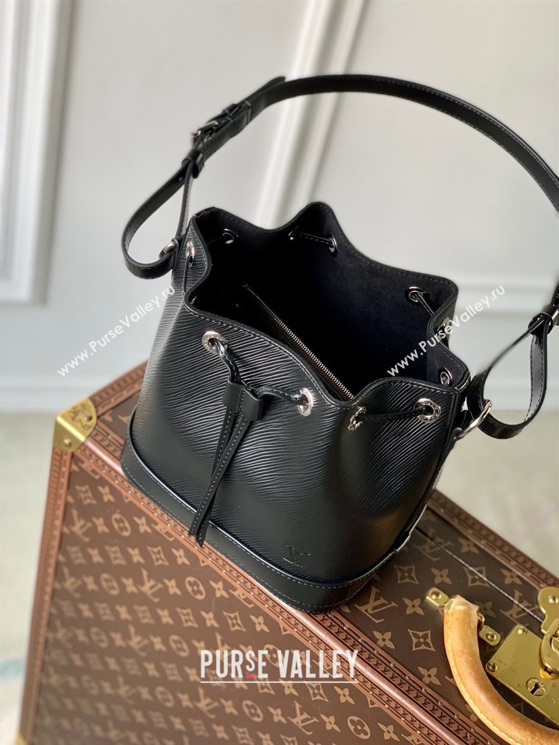 Louis Vuitton Noe BB Bucket Bag in Black Epi Grained Leather M12847 2025 (K-25010307)