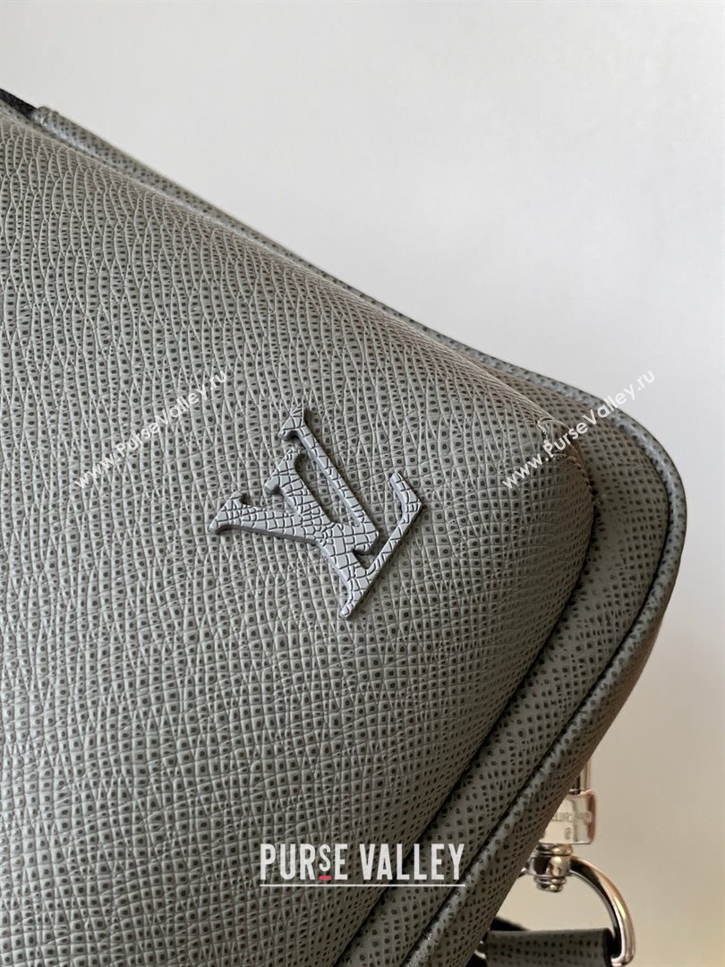 Louis Vuitton Avenue Slingbag NM in Taiga Cowhide Leather M46344 Grey 2024 (K-24090704)