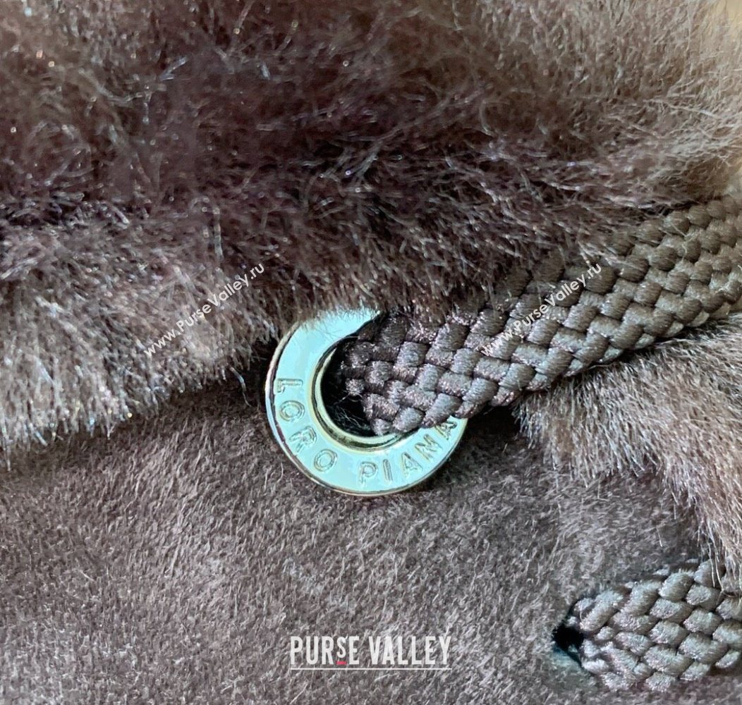 Loro Piana High Top Sneakers/Ankle Boots in Suede and Wool Fur Coffee Brown 2025 LP111304 (HH-251211054)