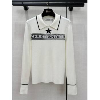 Dior Wool Sweater D122204 White 2023 (Q-23122204)